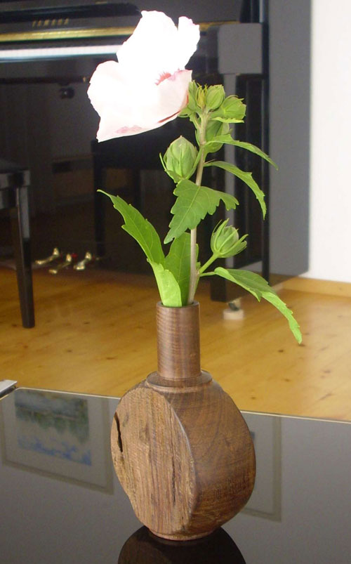 Holzvase